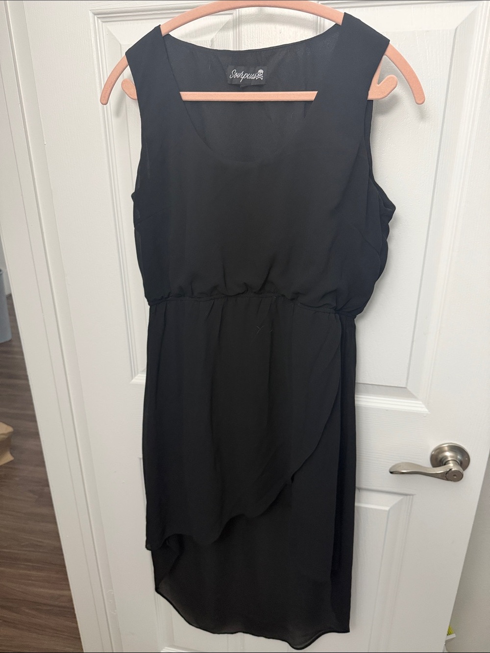 Sourpuss Black High-Low Sleeveless Dress